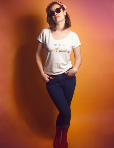 Le t-shirt Walleriana - coton bio, coupe flatteuse, fabriqué en France - modèle San Francisco