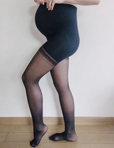 Maternity tights 70 den by Solidea - tired or heavy legs, cellulite, water retention