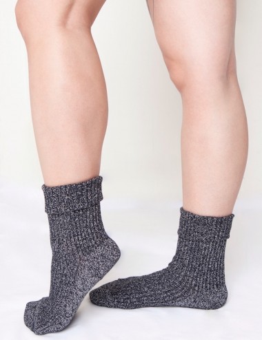 Les chaussettes parfaites - non comprimantes, sans élastique, thermorégulatrices, chaussettes à paillettes Tenaya