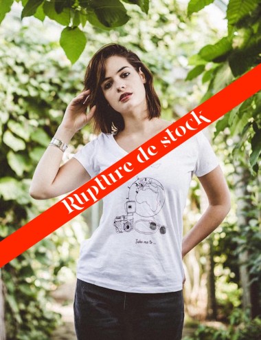 Walleriana t-shirt - organic cotton, flattering cut, made in France, San Francisco